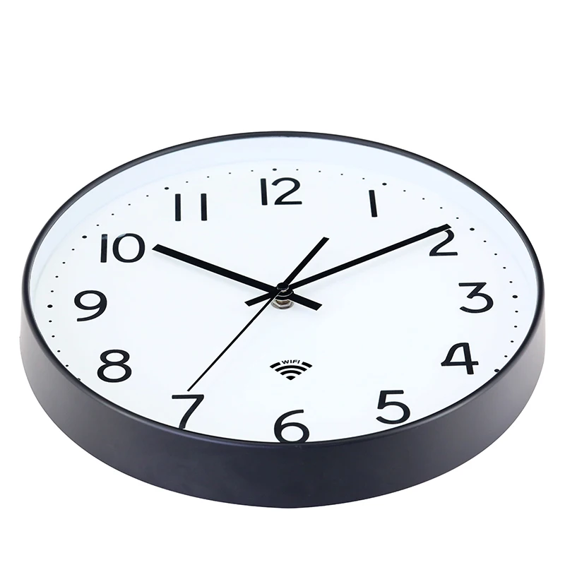 WiFi changeable decorative wall clock, modern design