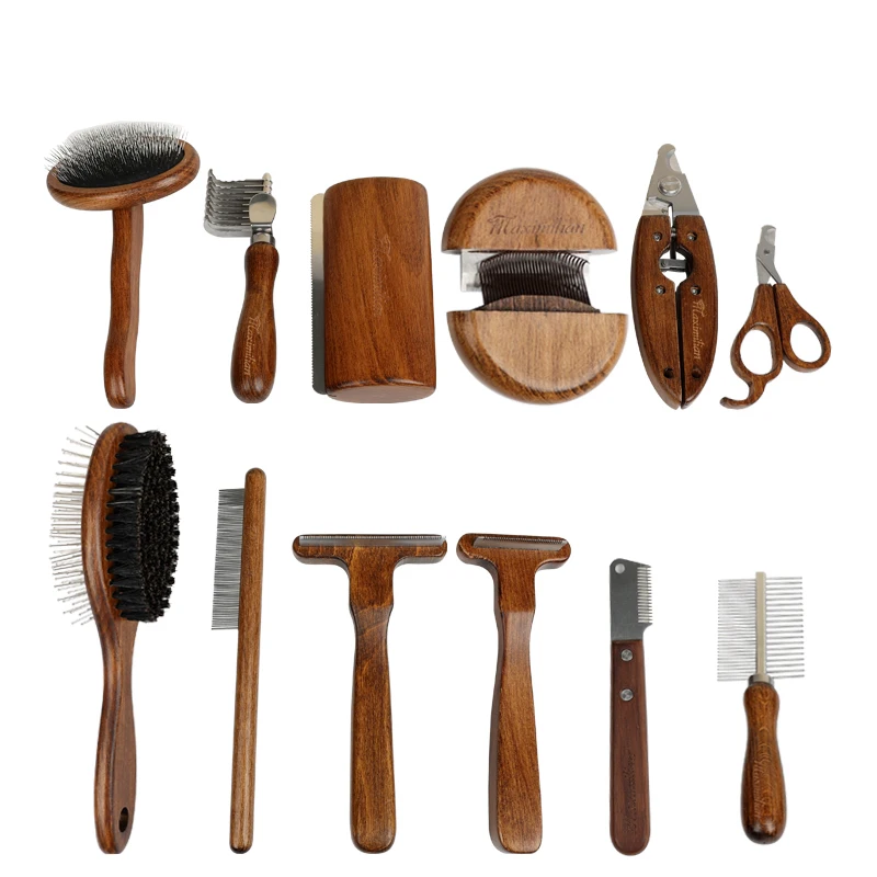 Amazing selection of pet grooming brushes, rakes, combs and more