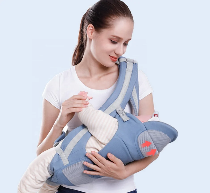 Multifunctional baby carrier for front and back carrying