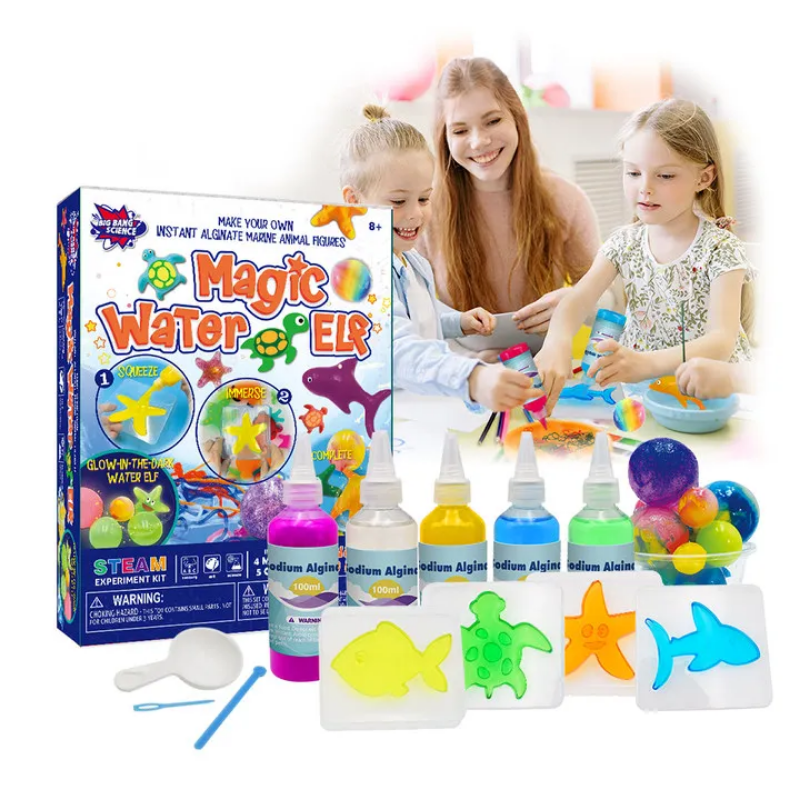 Water magic sea creature gel kit with instruction book