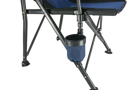 Strong, adjustable and portable camping chair with pockets and cup holder