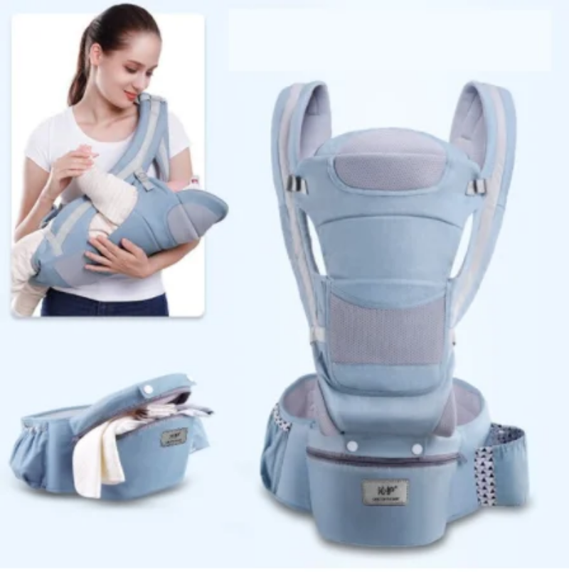 Multifunctional baby carrier for front and back carrying