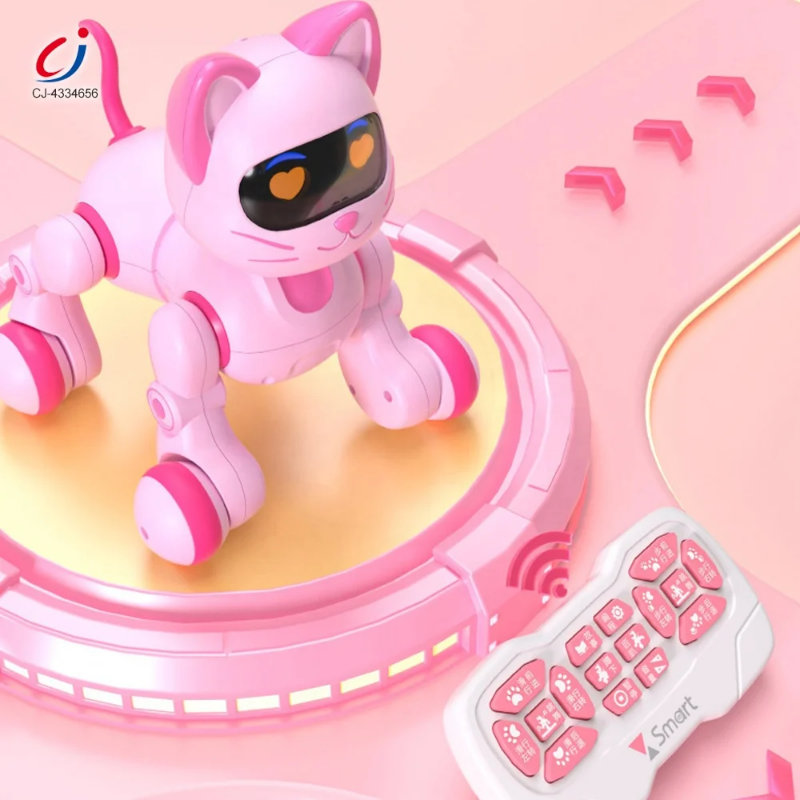 Remote control touch sensitive cat - dancing and walking toy