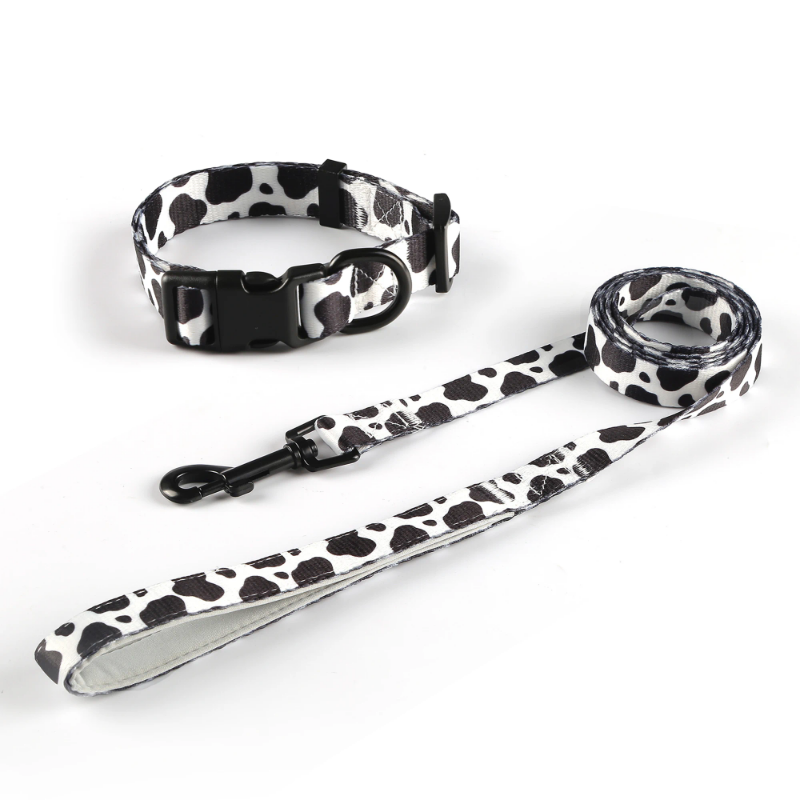 Matching collar and leash set - 3 sizes available