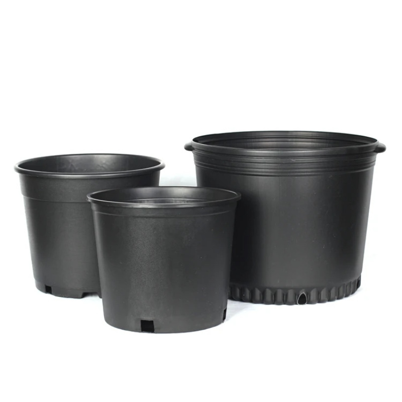 Plastic garden nursery pots for starter growth - many sizes available