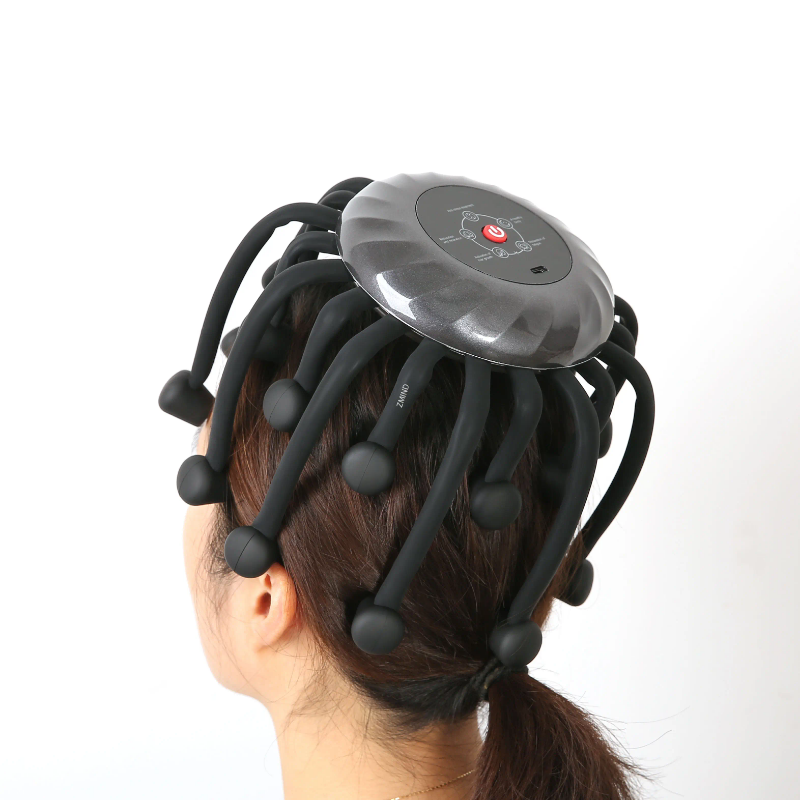 3D red light therapy, scalp and head massager for hair growth stimulation