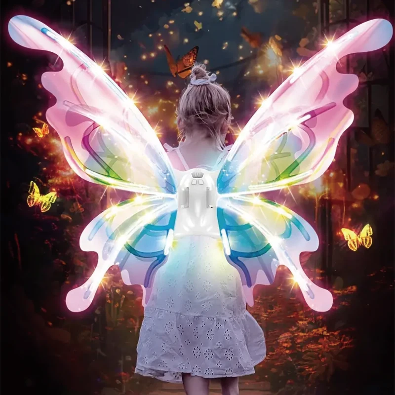 Gorgeous adjustable fairy wings for make-believe play