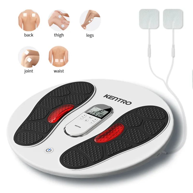 TENS lower body circulation booster with foot vibration massager