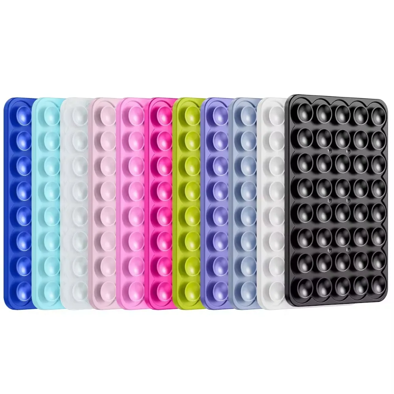 Super soft silicone suction cup phone grip - multi surface application