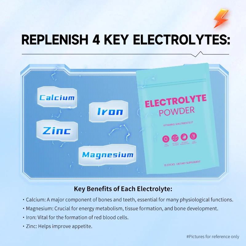 Vegan electrolytes drink powder - hydration and energising powder with vitamins and minerals