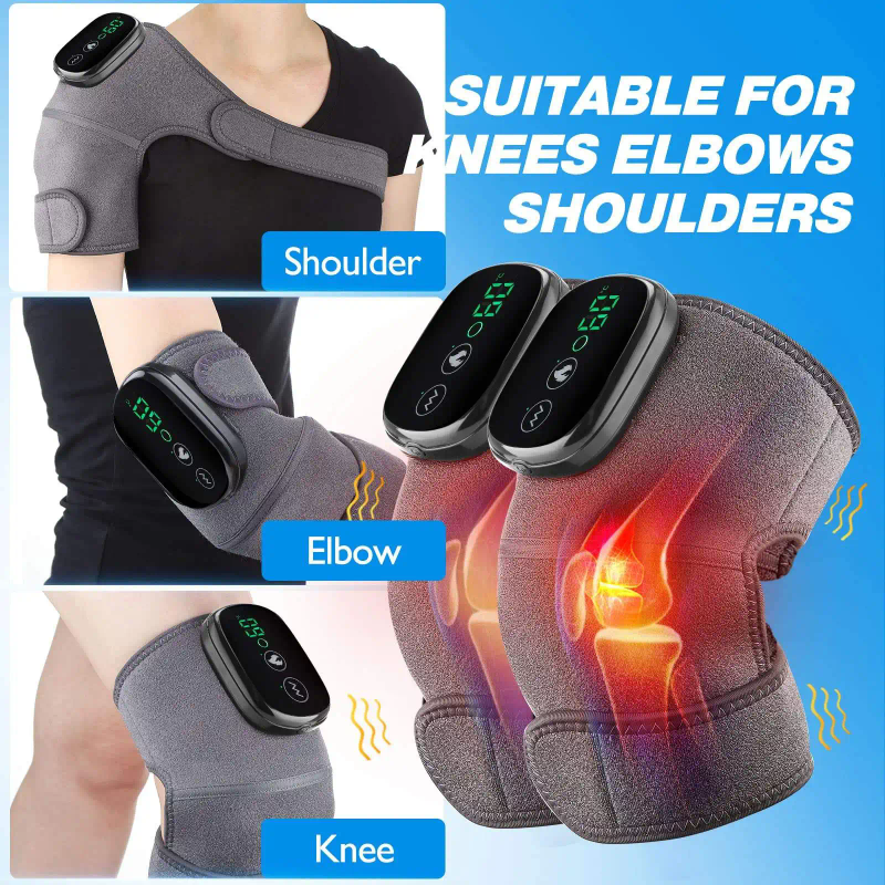 3 in 1 electric rechargeable heating knee massager