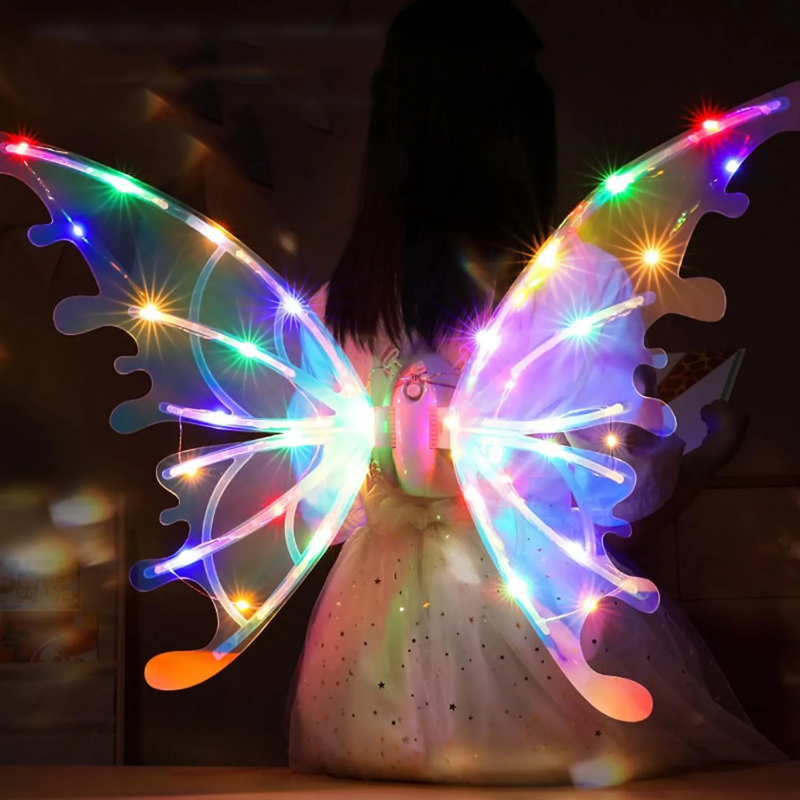 Gorgeous adjustable fairy wings for make-believe play