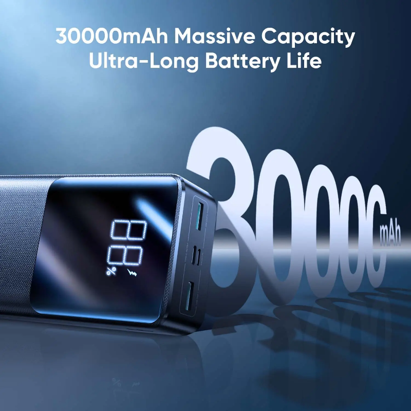 30000MaH portable charger, LED display, high quality powerful portable charger