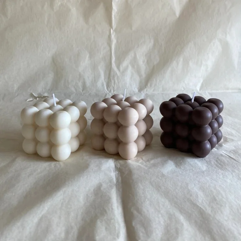 Trending design, decorative soy wax scented candles, vanilla and coconut scented