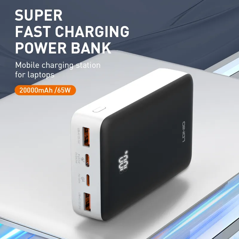 20000MaH powered power bank, fast charging portable charger