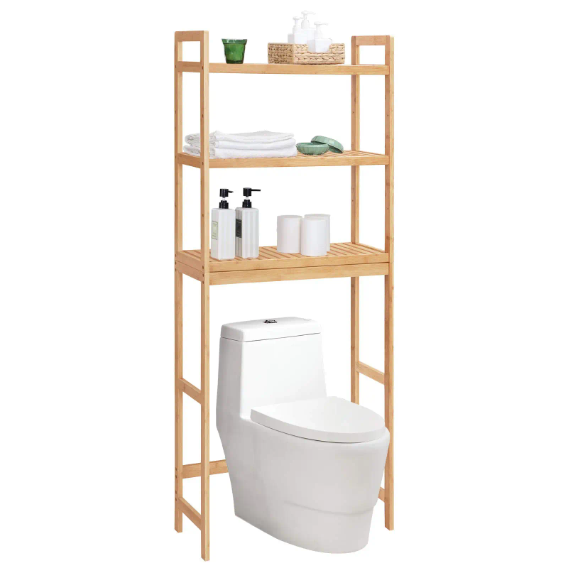 6 style bathroom storage racks and cabinets - over the toilet space saving storage