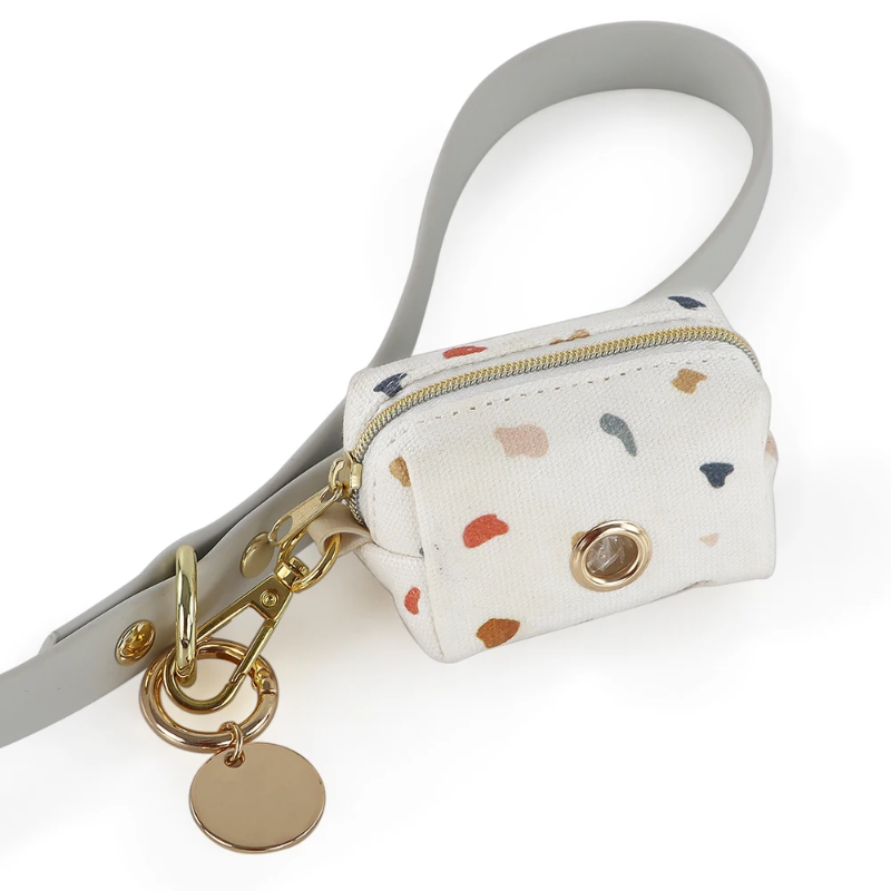 Adorable and aesthetic collar, leash and bag set