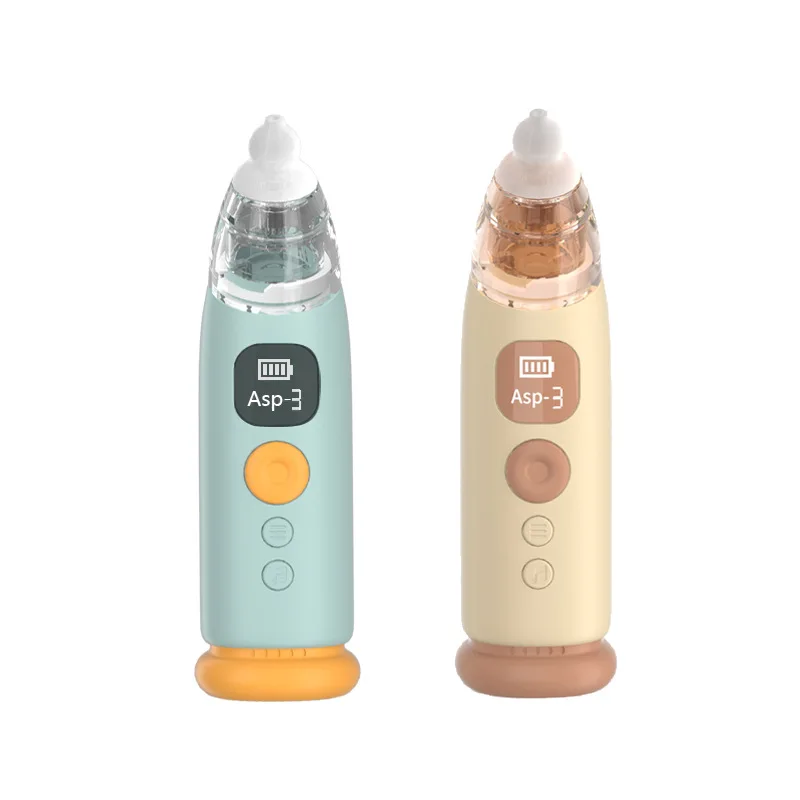 Electric nasal aspirator with filter for infants - gentle suction and easy cleaning