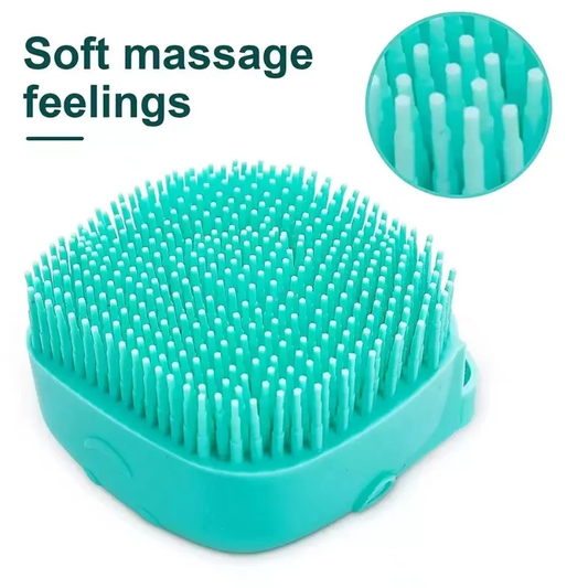 Soap massage and scrubber tool for pet grooming