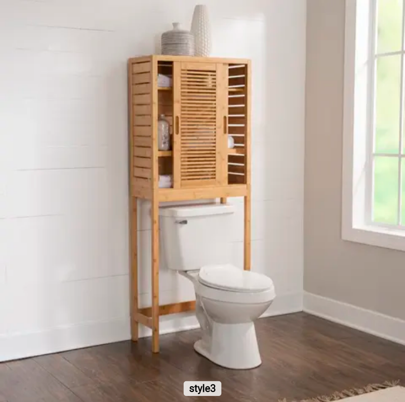 6 style bathroom storage racks and cabinets - over the toilet space saving storage