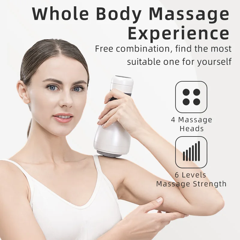 Hand held body tightening massager - eliminate cellulite and body soreness