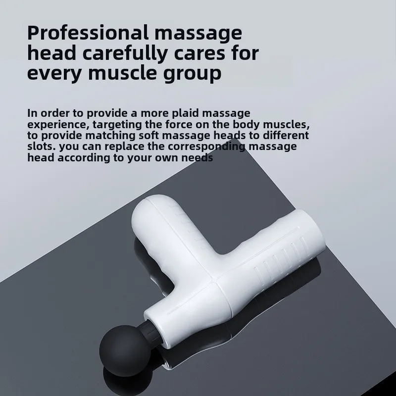 Mini portable rechargeable massage gun with ball head