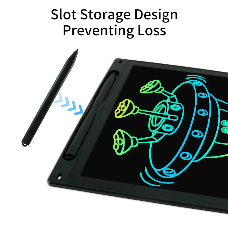 LCD display screen kids learning tablet with removable stylus