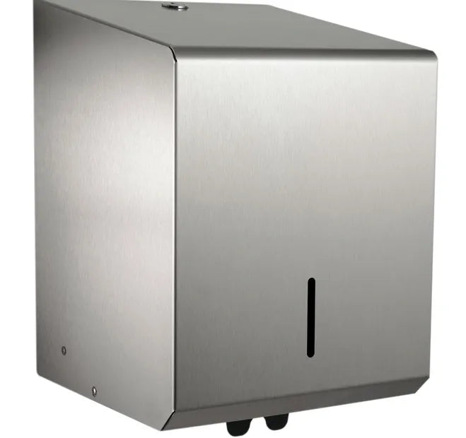 Brushed Stainless Steel Centrefeed Dispenser