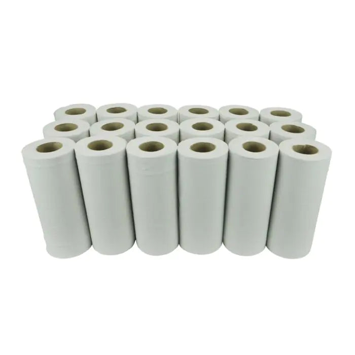 White 10" Hygiene Couch Rolls – 18 Rolls