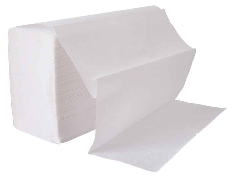 Luxury 2-Ply White Z-Fold Hand Towels – 3,000